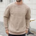 thumbnail image 1 of pstuiky camisetas de manga larga para hombre, Blusa/camiseta informal y moderna de color liso con cuello redondo y manga larga para hombre top de hombre xl, 1 of 9