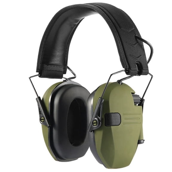 Noise Cancelling Headphones Electronic Hearing Protection Earmuffs Noise Cancelling Headphones Field Equipment Green