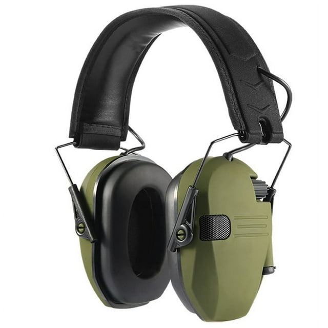 Auriculares con CancelacióN de Ruido ProteccióN Auditiva ElectróNica Orejeras Auriculares con CancelacióN de Ruido Equipo de Campo Verde