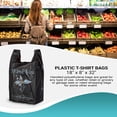 thumbnail image 5 of APQ Supply Durable Thank You Plastic Bags, 18 x 8 x 32 in, 18 Micron, Black, Pack of 400, 5 of 6