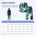 thumbnail image 4 of Picia Surfing Shark Pattern Men’s Long-Sleeve Sleepwear Set - Soft 2-Piece Loungewear with Pockets, Comfy PJs for Relaxing Nights-Small, 4 of 7
