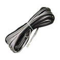 thumbnail image 3 of jiaping Synthetic Winch Rope 50ft Vehicles Towing Car Breakdowns Towing Winch Cable Boat Grey, 3 of 7