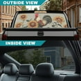 thumbnail image 5 of SEANATIVE Waterproof Truck Rear Window Decal, UV Protection Perforated See Through Graphic Car Window Sun Shade Stickers Universal Fit for Most Pickup SUV Truck, Rooster Sunflower, 5 of 7