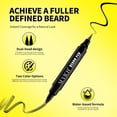 thumbnail image 2 of Lápiz para Barba SEVICH de Doble Punta Impermeable Negro 5 ml, 2 of 8