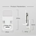thumbnail image 3 of LSLJS Wall Mount Cell Phone Tablet Holder Extendable Adjust-able Cellphone Stand for Bathroom Shower Bedroom Kitchen, Tablet Stand, 3 of 9