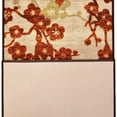 thumbnail image 2 of Custom Size Skid Resistant Backing Rug Runner Floral Blossom Design Cut to Size Roll Runner Rug By Feet Customize in USA Facility, 2 of 8