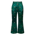 thumbnail image 4 of kaondbfi Women's Style Wide Leg Pants Women's Casual Pants Printed Pants Summer Casual Pants for Women, 4 of 9