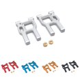 thumbnail image 2 of ZheElen 2pieces Stable Front Rear Upper Suspension Arm For LC Racing 1/10 PTG-2 Silver, 2 of 6