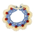 thumbnail image 2 of Gazechimp 3X Knitting Cat Collar Crochet Bib for Small Medium Girls Boys Cats and Dogs L, 2 of 8