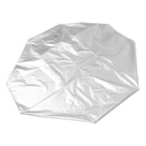 Hemoton Ice Fishing Sled Travel Cover Snowflake Ice Fishing Sled Accessories Winter Ice Shelter Transport Cover Protects From Snow Water Ice And Mud Silver