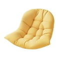 thumbnail image 3 of Cojín colgante para silla de huevo, grueso, cómodo, suave y lavable, ideal para hamacas, porches, interiores, jardines y exteriores. Amarillo, 3 of 9