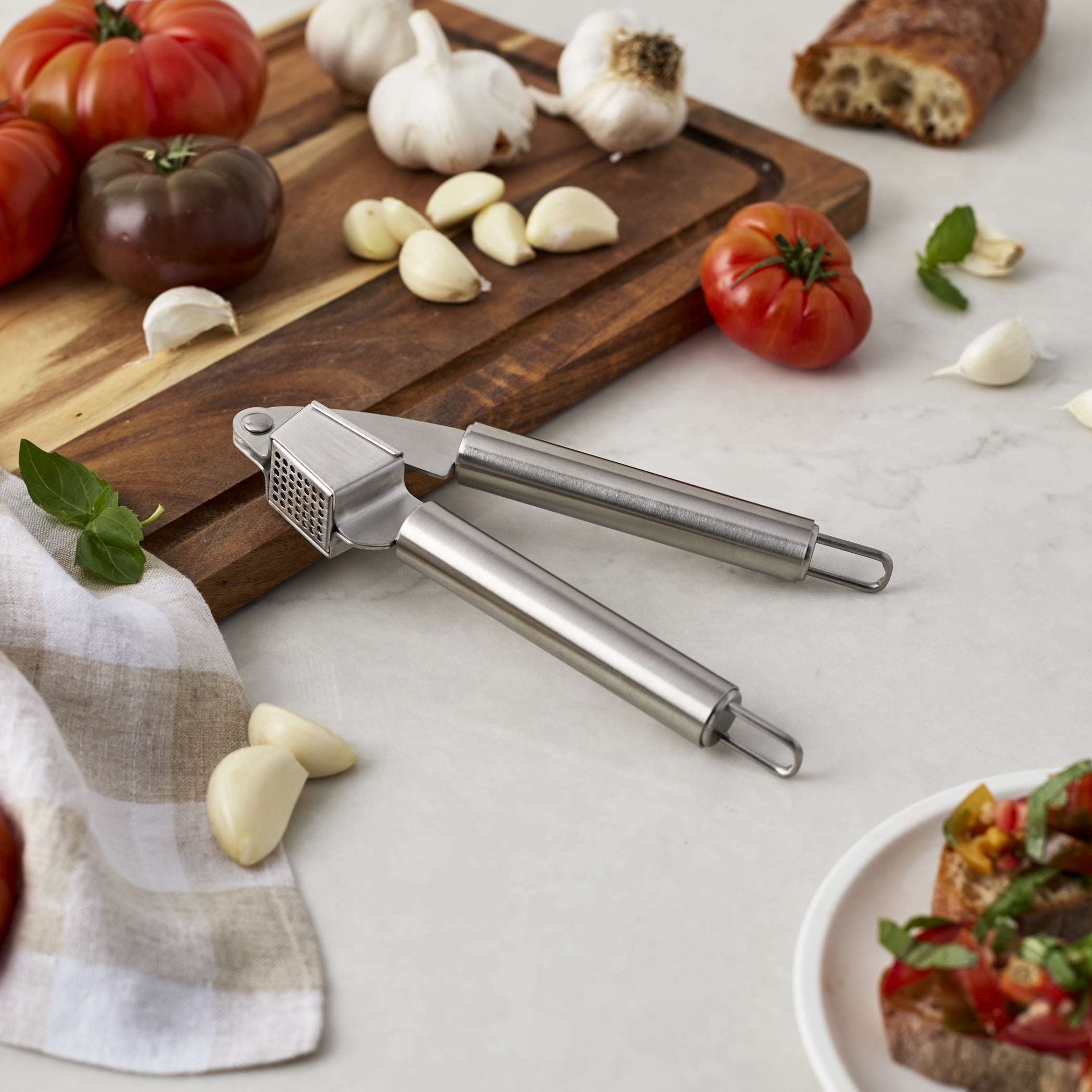 J.A. Henckels International Stainless Steel Garlic Press