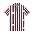 thumbnail image 3 of Men's USA 250th Anniversary Patriotic Stars Polo Shirt American Flag Style Casual Short Sleeve America 250 Merchandise, 3 of 6