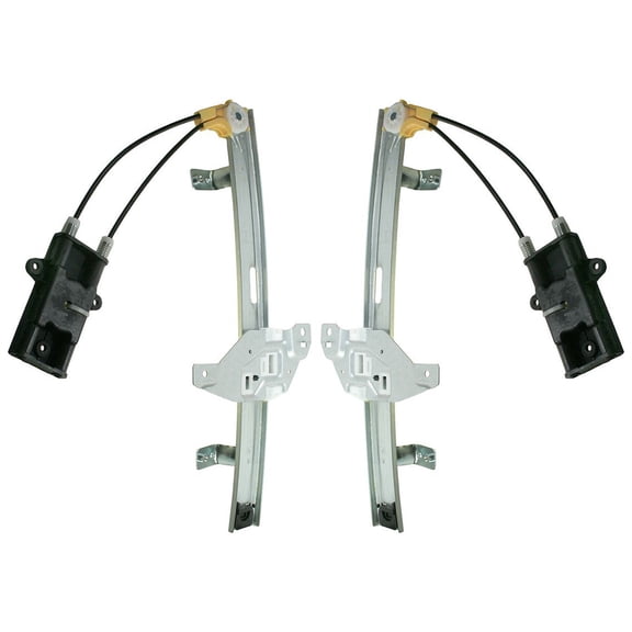 TRQ Rear Door Power Window Regulator Left/Right Pair for Century Regal Intrigue WRA50599
