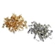 thumbnail image 1 of 200 piezas de bandeja forma forma forma plana para pendientes, componentes de gancho con color dorado / plateado para pendientes, joyería, manualidades DI perfecl Clip en los hallazgos del pendiente, 1 of 8