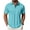 Light-Blue, variant on Thrilos Polo Shirts for Men Short Sleeve Dry Fit Shirts Printed Collar Casual Golf Polo Shirts