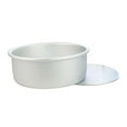 thumbnail image 4 of 2pcs Alloy Baking Mold Tray Cake Mold Pan Cake Mould for Home Restaurant Hotel (8 Inches + 6 Inches Silver), 4 of 6