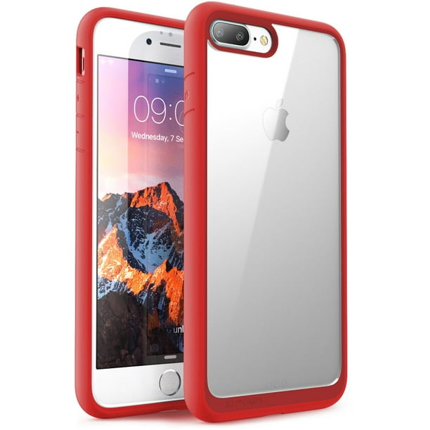 Iphone 7 Plus Case Iphone 8 Plus Case Supcase Unicorn Beetle Style Premium Hybrid Protective Clear Case For Apple Iphone 7 Plus 16 Iphone 8 Plus 17 Red Walmart Com Walmart Com