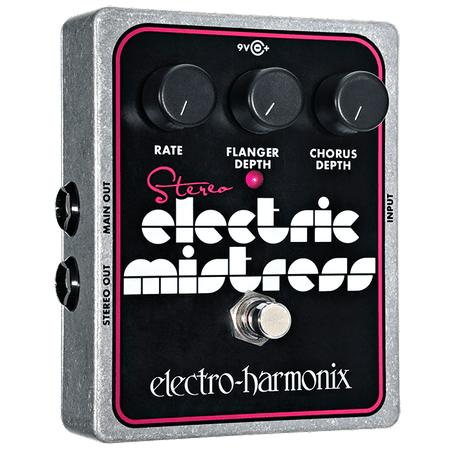 Electro-Harmonix Stereo Electric Mistress Flanger/Chorus (Best Flanger Guitar Pedal)