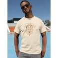 thumbnail image 2 of Geometrical Wolf Time T-Shirt Men -Image by Shutterstock, Male XX-Large, 2 of 4