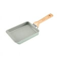thumbnail image 2 of Square Non-Stick Iron Tamagoyaki Pan - Compact Green Breakfast Skillet for Eggs, Pancakes & More - Even Heating, Easy Clean, Durable Home Kitchen Cookware, 2 of 5