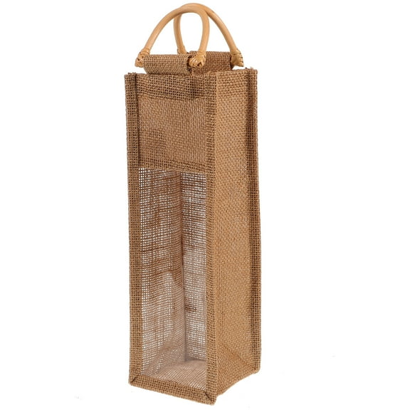 Wine Bag Bottle Gift Bags with Handles Tote Baggies Carrying Travel Packing for Liquor