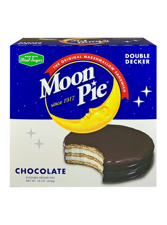 Moon Pie Double Decker Chocolate Marshmallow Sandwich, 2.75 Oz., 8 Count