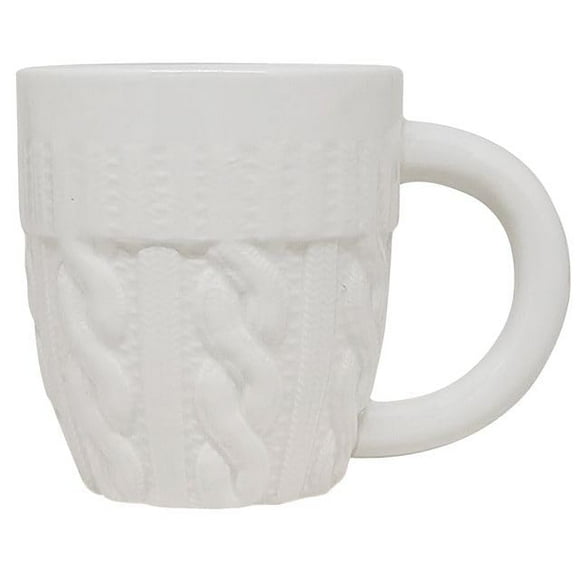 Taza de cerámica Sweet Water Decor, 530 ml, color crema