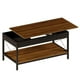 thumbnail image 1 of Mubson Mesa de centro con Doble Repisa y Compartimiento Plegable Piare, 1 of 1