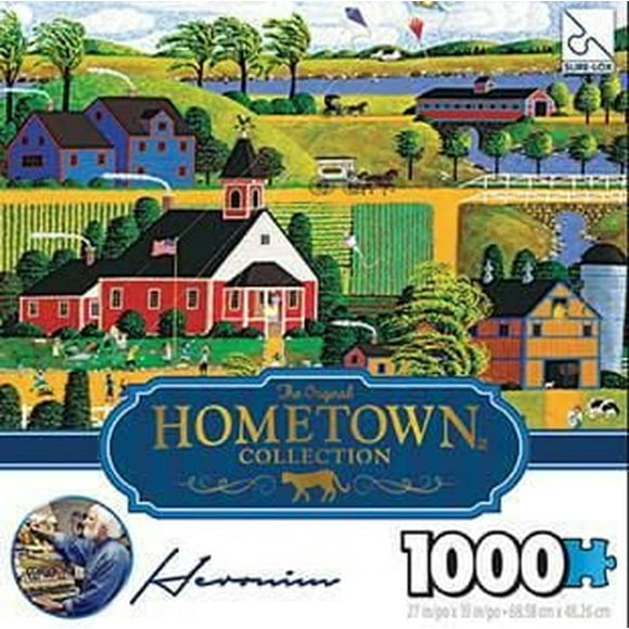 Sure-Lox Kite Flying at Recess 1000 Piece Puzzle