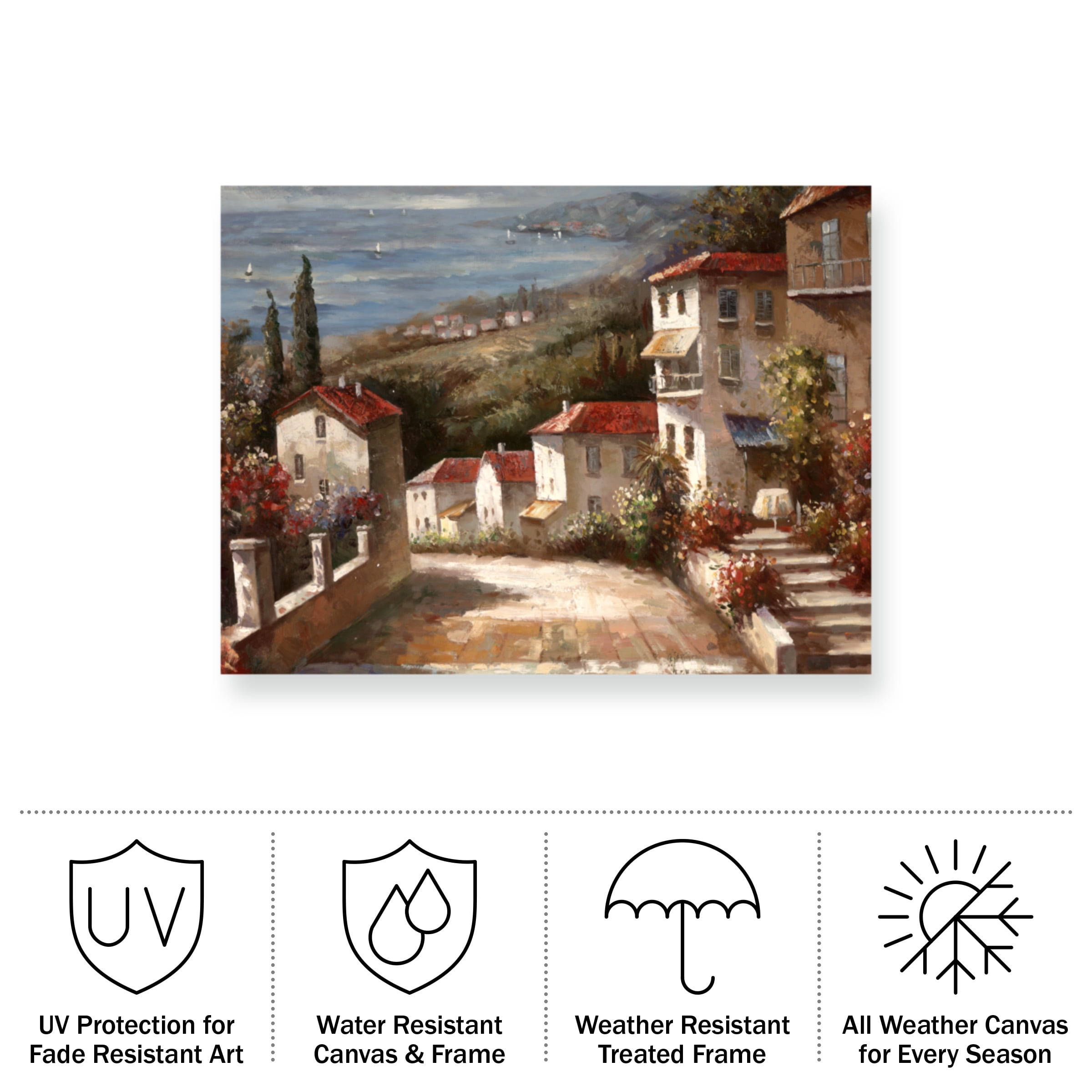 Joval 'Home in Tuscany' Outdoor All-Weather Wall Decor