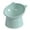 Green, variant on Feiona PET Feeding Bowl Tilted Elevated Bowl Protects Cervical Vertebravels Ceramic Raised Cat Food Bowl