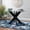 Black, variant on Powell Augusta Wood X-Base Dining Table with Glass Top, Black