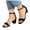 Black, variant on Low-Chunk Low Heel Pump Sandals Women Girls Dressy Open Toe Ankle Strap Low Block Chunky Heels Sandals Party Dress Pumps Shoes