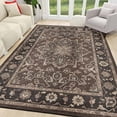 thumbnail image 5 of 5x7 Washable Area Rug Non-Slip Low Profile Vintage Distressed Oriental Rug for Living Room, Bedroom, Dining Room, Office, 5 of 13