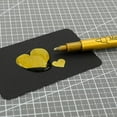 thumbnail image 5 of Metallic Marker Pen, Gold/Silver Reflective Glossy Metallic Chrome Markers, Paint Markers for Black Paper, Rock Painting, Scrapbooking Crafts, Card Making, Ceramic, 5 of 7