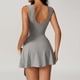 thumbnail image 2 of Vestido deportivo sin mangas para mujer - Vestido informal de fitness y tenis con tirantes adelgazantes y diseño en la espalda, 2 of 7