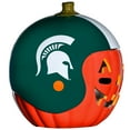 thumbnail image 3 of Michigan State Spartans Ceramic Pumpkin Helmet, 3 of 3