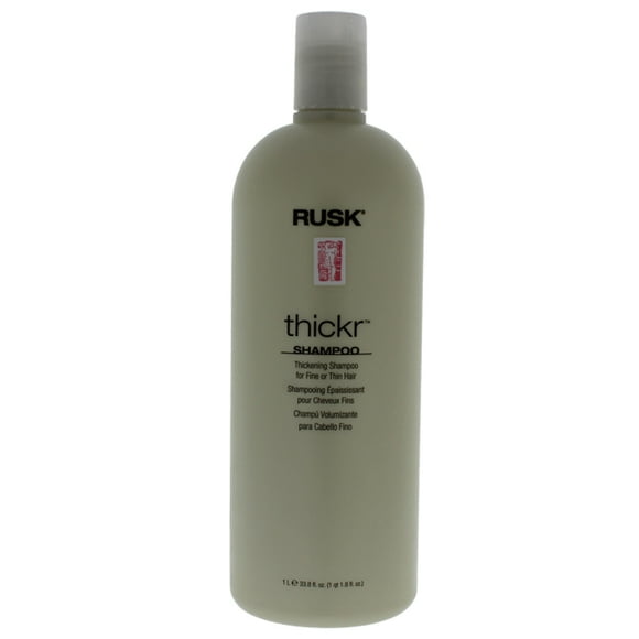 Rusk Thickr Shampoo Thickening for Fine Hair or Thin Hair 33.8 Oz