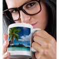 thumbnail image 2 of 3drose, French Polynesia, Society Islands. View of Bora Boras Volcanos., 11oz Mug, 2 of 6