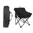 thumbnail image 5 of GARENDE Folding Camping Chair Heavy Duty Lightweight Beach Chair for Park BBQ Picnic Black L, 5 of 9