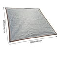 thumbnail image 3 of Aluminum Foil Sunshade Net,Aluminet -Shade Cloth for Garden Pergola Cover Reflective Tarp for Outdoor Pergola Cars Tent Cover Dog Kennel Shade,Aluminet Shade Cloth with Holes, 3 of 3