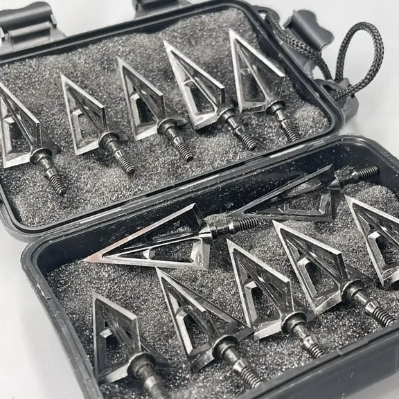 AMEYXGS Archery Broadheads Fixed Blades For Crossbow Hunting