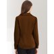 thumbnail image 4 of Top de manlarcon cuello camisero y botones pamujer Marrón XL, 4 of 6