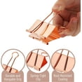 thumbnail image 6 of Mr. Pen- Large Binder Clips, 2 Inch, 12 Pack, Rose Gold, 2 inch Binder Clips Large, Large Binder Clips Jumbo, Office Clips, Paper Clamps, Paper Binder Clips for Paper, Binder Paper Clips, 6 of 8