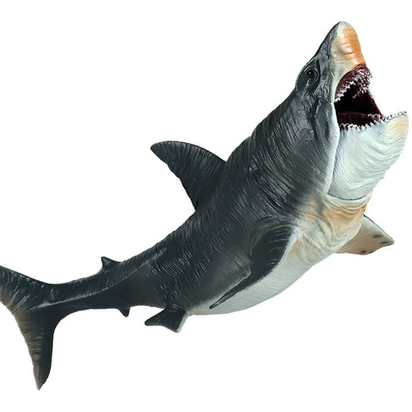 MesaSe Large Shark Toys High Simulation Megalodon Toy Realistic Sea Creature Cognitive Toy Early Educational Simulation Shark Figure Toy Sensory Development