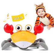 Crawling Crab Baby Toy – Tummy Time Toy for Babies 3–12 Months, Learning to Crawl & Walk for 6–18 Month Toddlers, Musical Development Toy, First Birthday Gift for Baby Boys, 3–36 Months