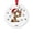 P, variant on Fievgin Christmas Ornament 2026, Letter Z Initial Decoration with Santa Hat for Tree & Gift