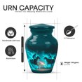thumbnail image 2 of Yatskia Blue Horse Polo Little Memorial Keepsake Urns for Human Ashes Adult Brother and Father, Small Cremation Burial Urn for Ashes Adult Male, (Classic Pack of 1, 3 Inch), 2 of 8
