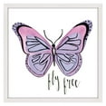 thumbnail image 6 of Marmont Hill "Lavender Butterfly Text" by Molly Rosner Framed Painting Print, 6 of 6